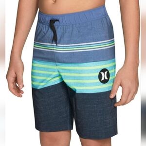 NWT Hurley Striped Swim Trunks